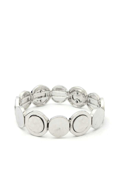 Circle Metal Stretch Bracelet - Deals Kiosk