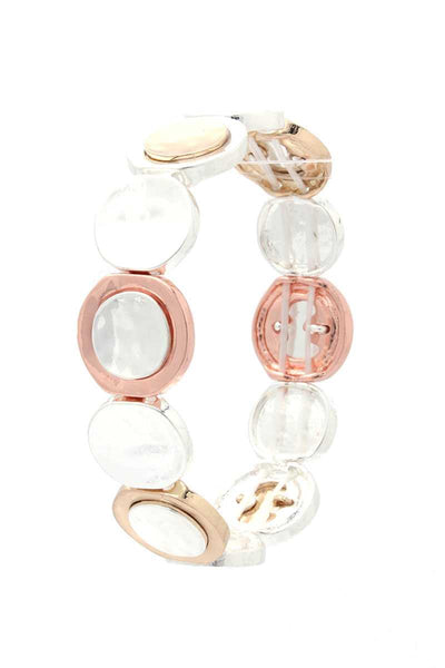 Circle Metal Stretch Bracelet - Deals Kiosk