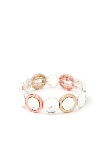 Circle Metal Stretch Bracelet - Deals Kiosk