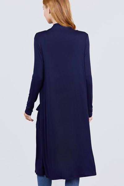 Open Front Long Cardigan - Deals Kiosk