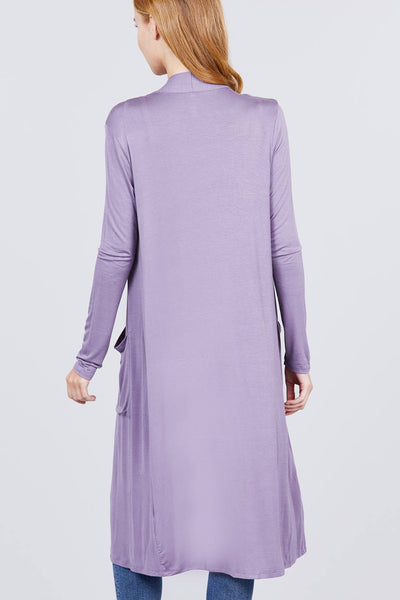 Open Front Long Cardigan - Deals Kiosk