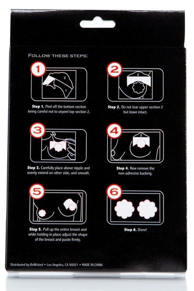 Flower Shaped Adhesive Nipple Covers With Breast Lift Adhesive. Women - Deals Kiosk