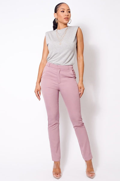 One Button Blazer Jacket & Tapered Trouser Set - Deals Kiosk