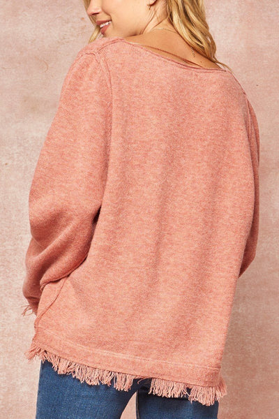 A Solid Knit Sweater - Deals Kiosk