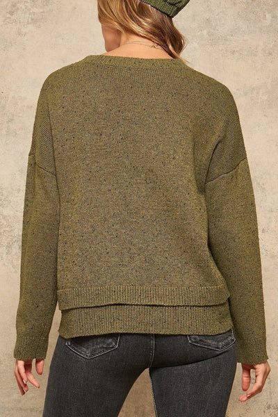 A Multicolor Knit Sweater - Deals Kiosk