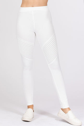 Pintuck Detail Ponte Pants - Deals Kiosk