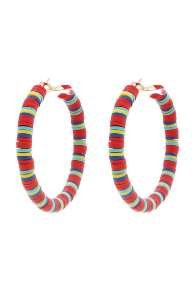 Colorful Bangle Hoop Earring - Deals Kiosk