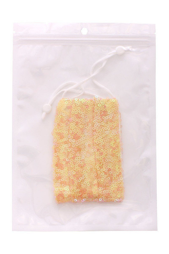 3d Sequin Fashion Facemask - Deals Kiosk