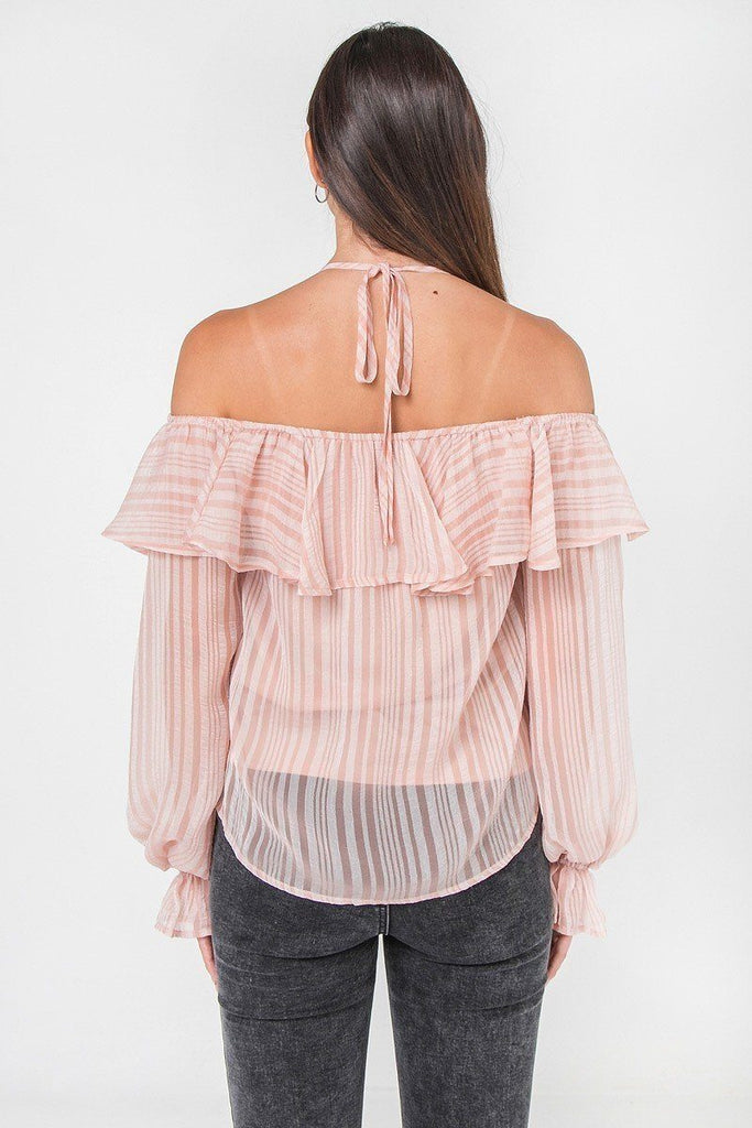 Halter Tie Woven Top - Deals Kiosk