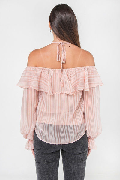 Halter Tie Woven Top - Deals Kiosk