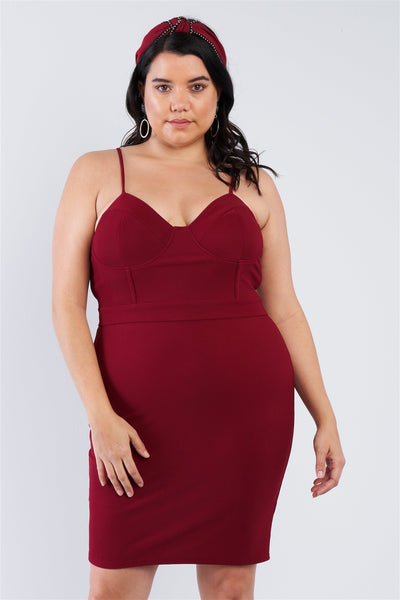 Plus Size Mini Sweetheart Dress - Deals Kiosk