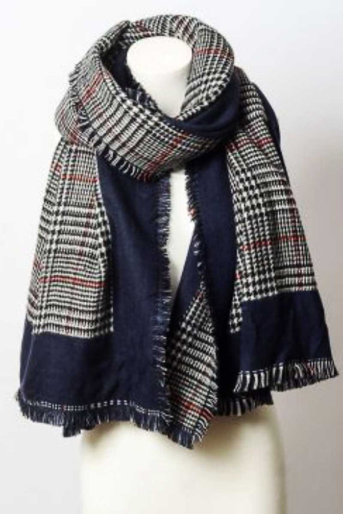 Reversible Tartan Plaid Oversized Blanket Scarf - Deals Kiosk