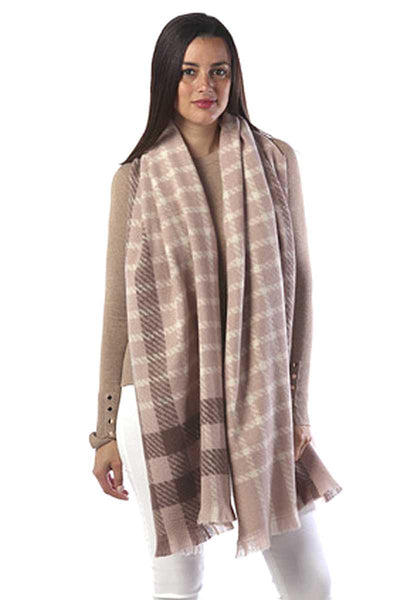 Modern Plaid Oblong Scarf - Deals Kiosk