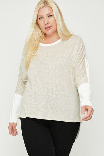 Contrast-color Block Top - Deals Kiosk