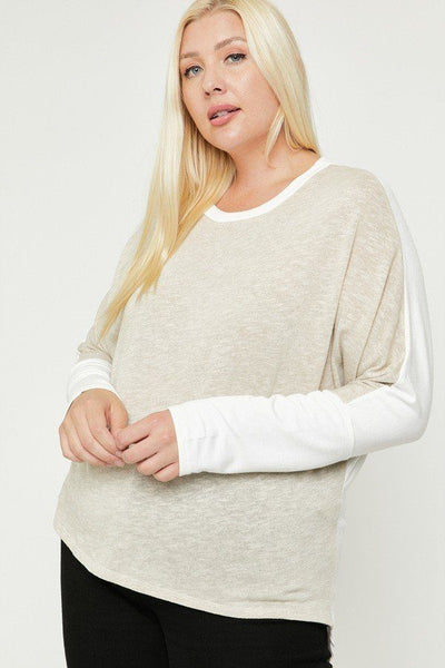 Contrast-color Block Top - Deals Kiosk