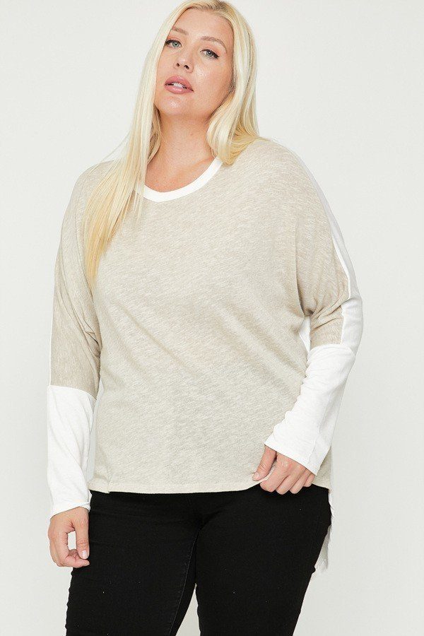 Contrast-color Block Top - Deals Kiosk