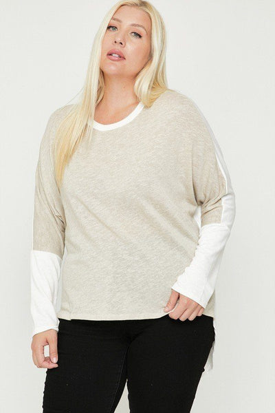 Contrast-color Block Top - Deals Kiosk