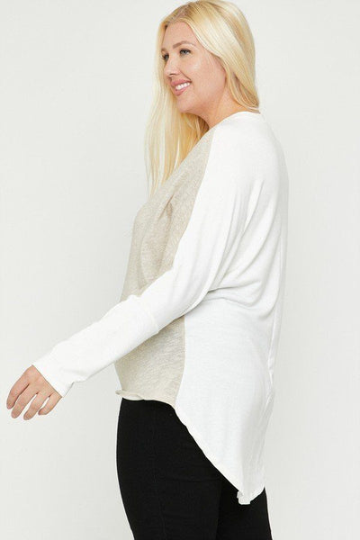 Contrast-color Block Top - Deals Kiosk