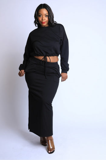 Maxi Skirt Lounge Set - Deals Kiosk