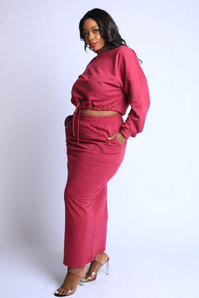 Maxi Skirt Lounge Set - Deals Kiosk