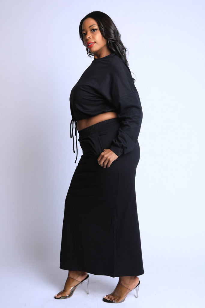 Maxi Skirt Lounge Set - Deals Kiosk