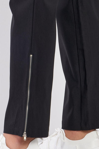 Plus Mid-rise Two Side Leg Zipper Pants - Deals Kiosk