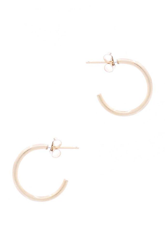 Metal Heart Hoop Earring - Deals Kiosk