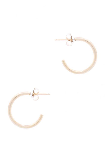 Metal Heart Hoop Earring - Deals Kiosk