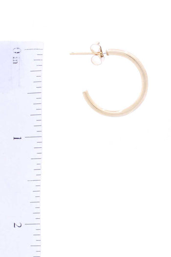 Metal Heart Hoop Earring - Deals Kiosk