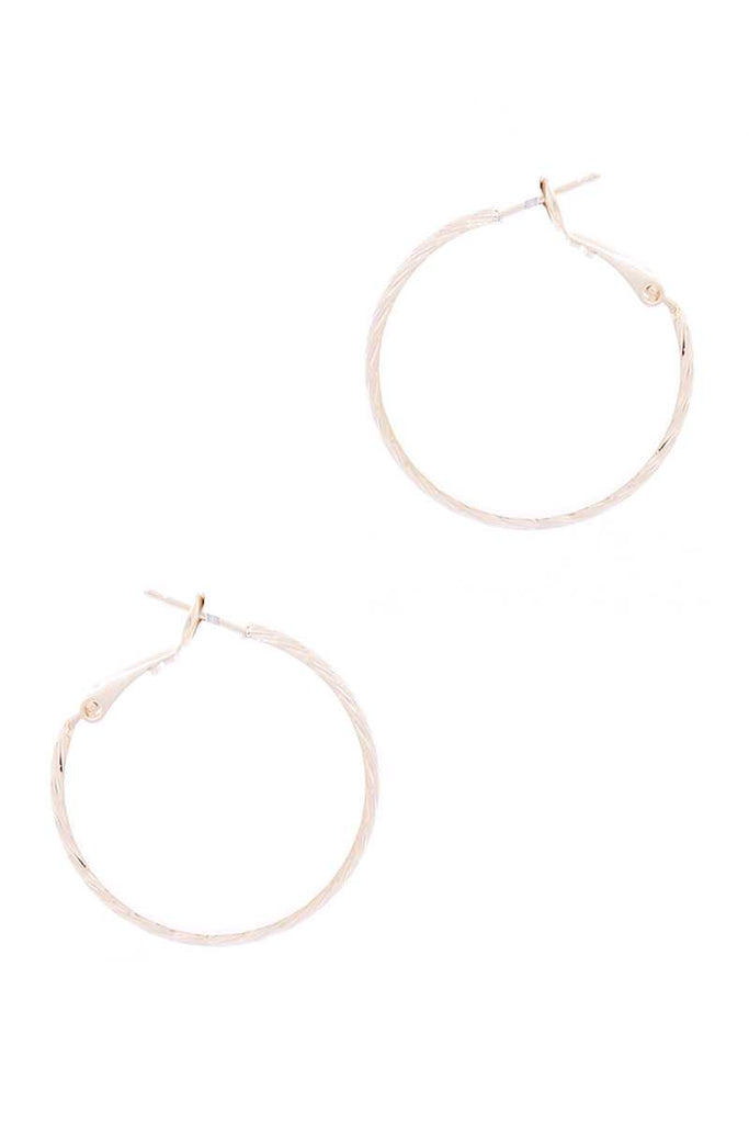Metal Basic Hoop Earring - Deals Kiosk