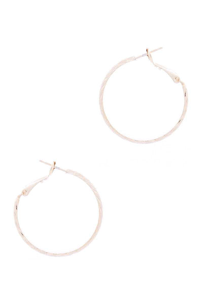 Metal Basic Hoop Earring - Deals Kiosk