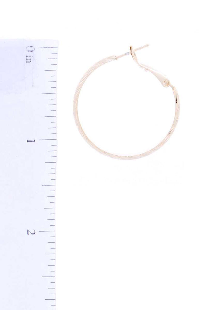 Metal Basic Hoop Earring - Deals Kiosk