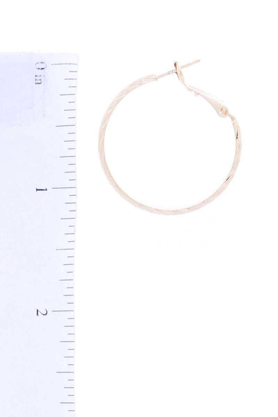 Metal Basic Hoop Earring - Deals Kiosk