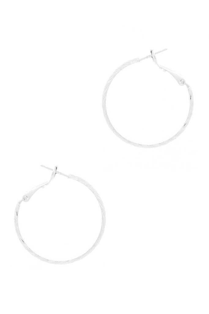 Metal Basic Hoop Earring - Deals Kiosk
