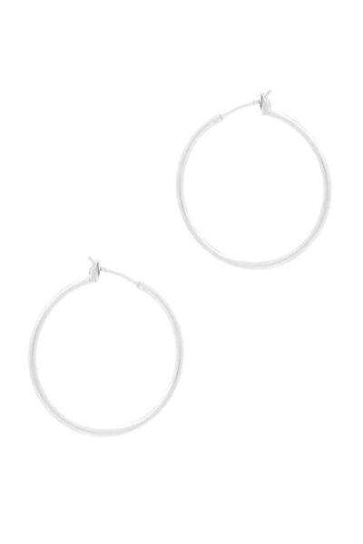 Basic Metal Hoop Earring - Deals Kiosk