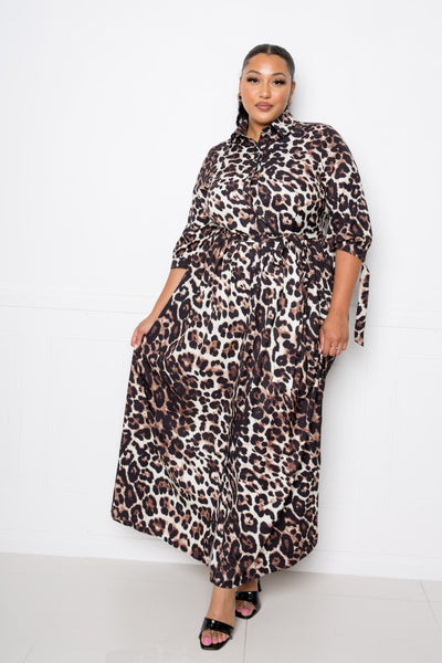 Leopard Printed Dress - Deals Kiosk