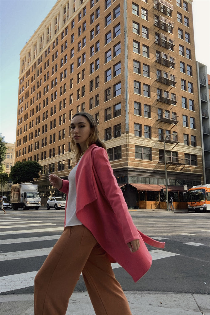 High Waisted Stretchy High Quality Casual Pant Relaxed Fit Camel Pant - Deals Kiosk