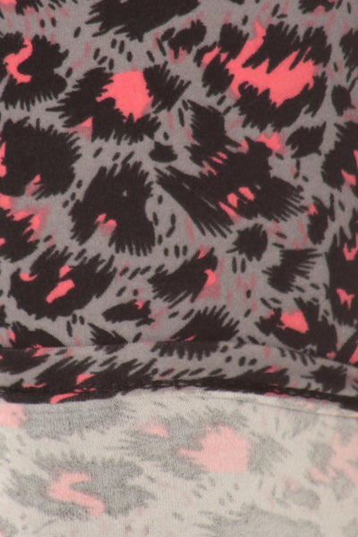 Plus Size Cheetah Printed Knit Legging With Elastic Waistband, And High Waist Fit. - Deals Kiosk