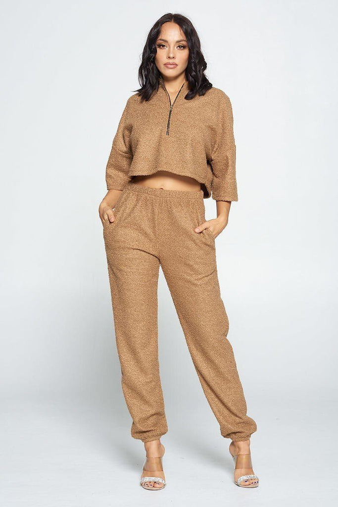 Brown Top And Pant Set - Deals Kiosk