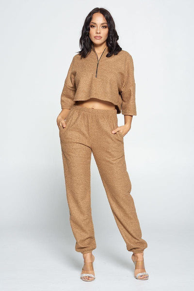 Brown Top And Pant Set - Deals Kiosk