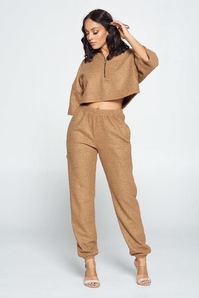 Brown Top And Pant Set - Deals Kiosk