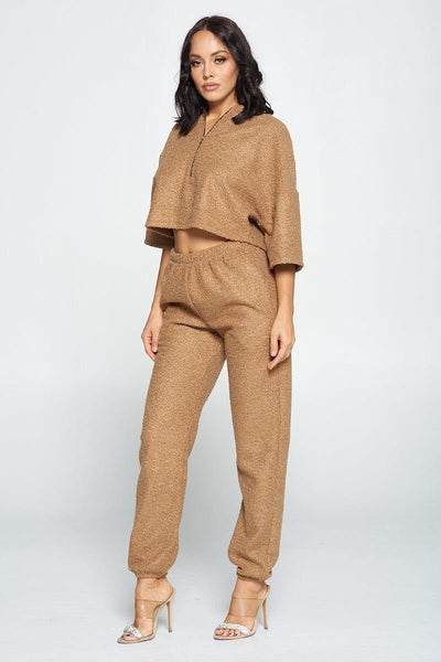 Brown Top And Pant Set - Deals Kiosk