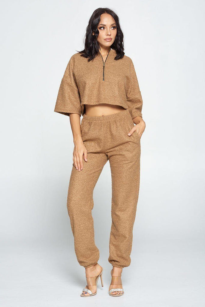 Brown Top And Pant Set - Deals Kiosk