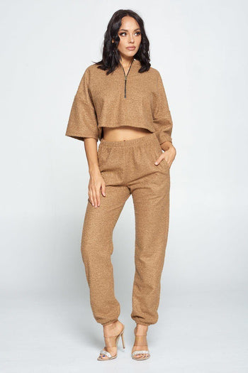 Brown Top And Pant Set - Deals Kiosk