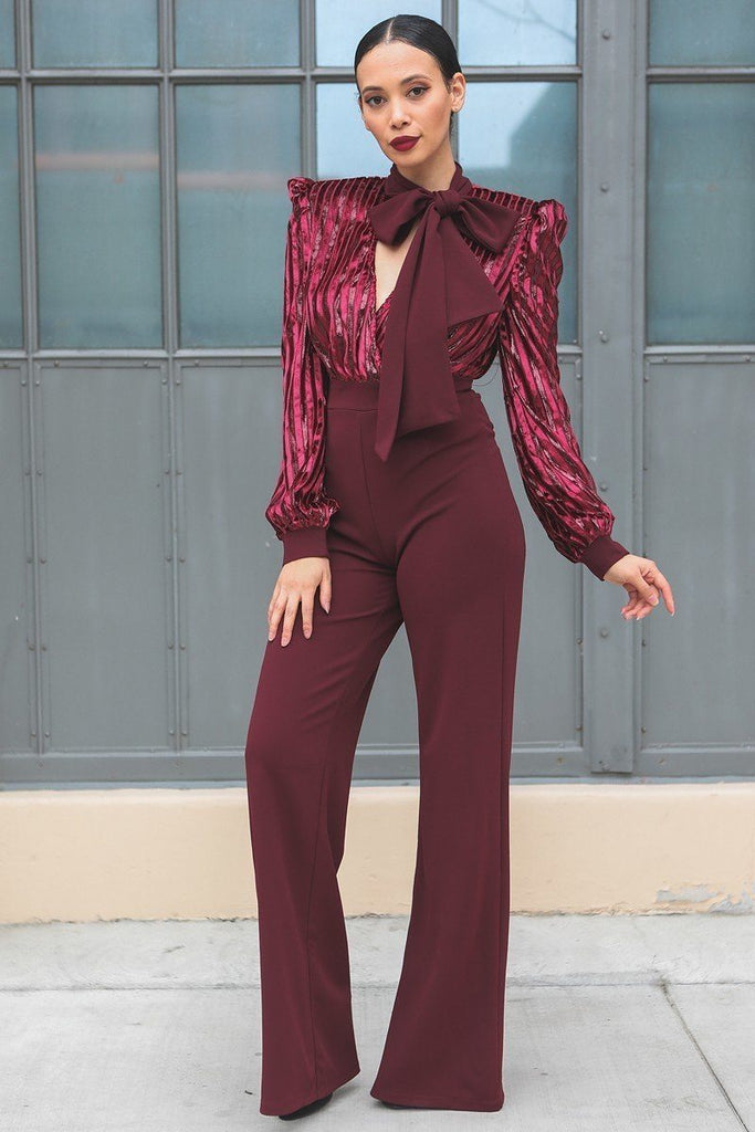 Gorgeous Shiny Lining Pattern Jumpsuit - Deals Kiosk