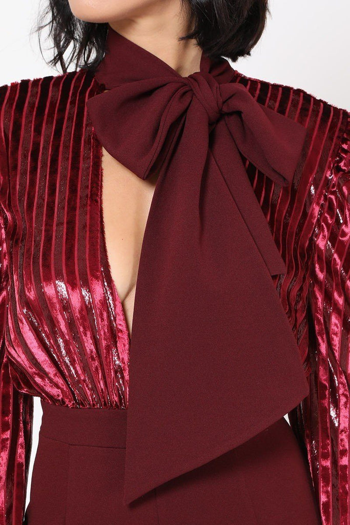 Gorgeous Shiny Lining Pattern Jumpsuit - Deals Kiosk