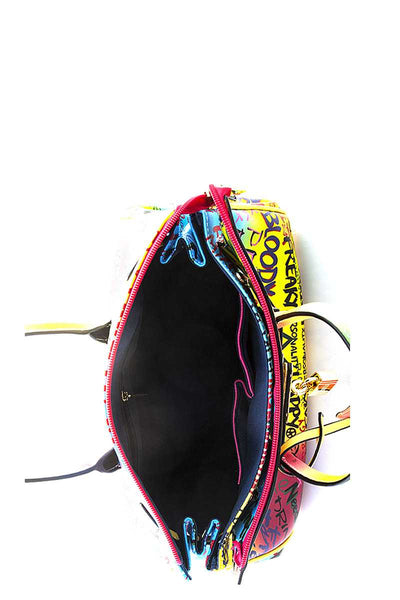 Bright Multi Faux Fur Pouch Bag - Deals Kiosk