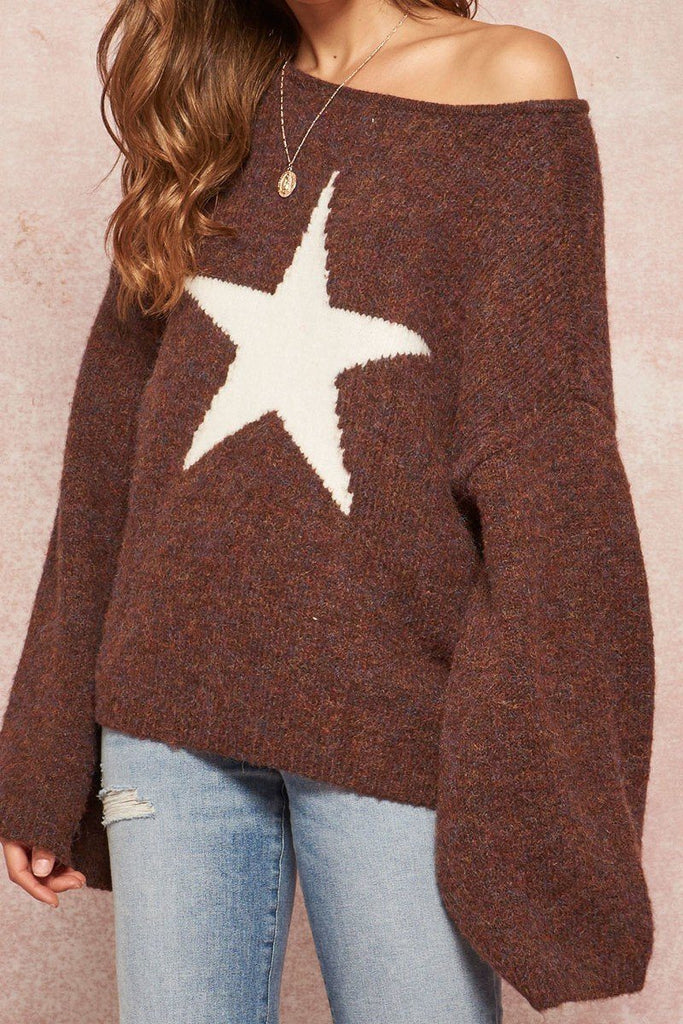 A Multicolor Fuzzy Knit Sweater - Deals Kiosk