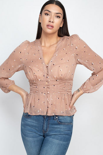 Paint Splatter Button Down - Deals Kiosk