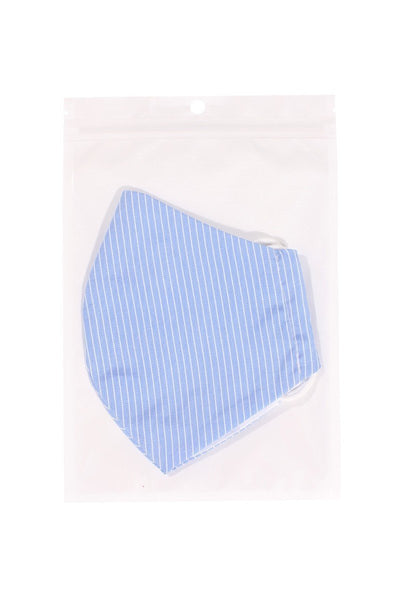 Cotton Stripe 3d Reusable Face Mask - Deals Kiosk